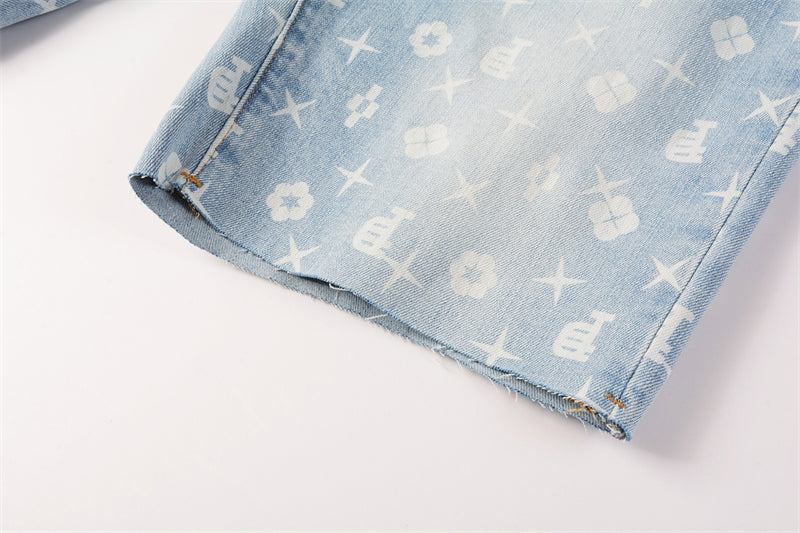 PURPLE  Fashion Jeans 5089