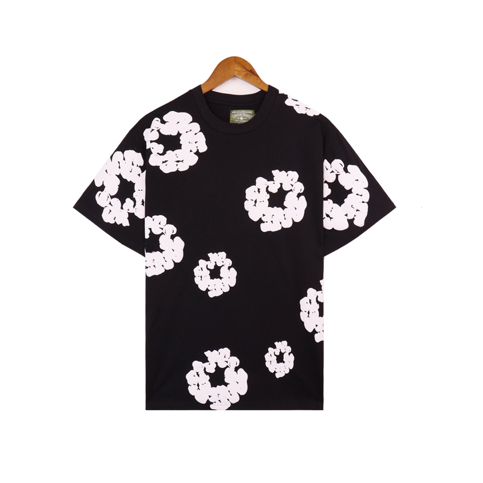 Denim Tears T-shirts Kapok Puff Print Short Sleeve T-shirt