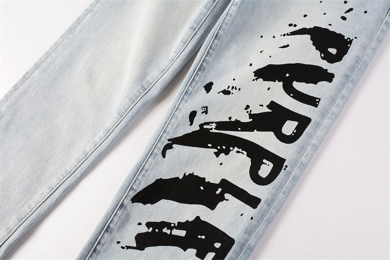 PURPLE  Fashion Jeans 9048