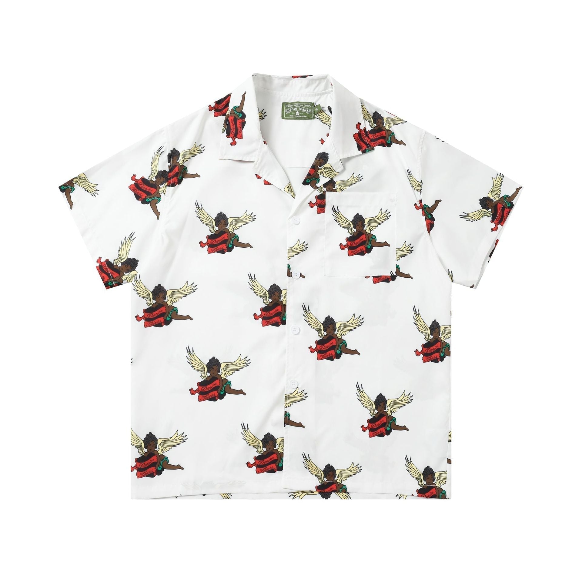 Denim Tears Shirt Short Sleeve Top, Long Sleeve Top, and Shorts (Sold Separately)